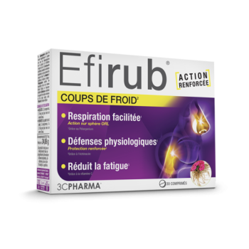 Efirub Erkältung 3C Pharma - Packung mit 30 Tabletten