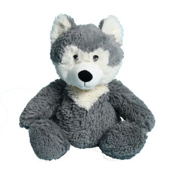Gemütliche Wärmflaschen-Wolf-Plüschfigur Soframar - 1 Plüschfigur von 34 cm