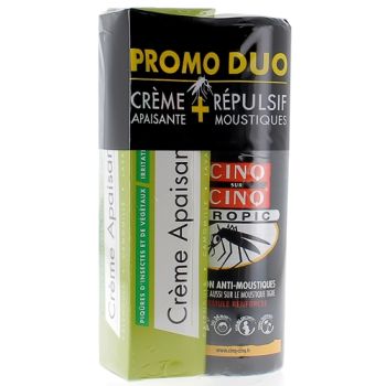 Beruhigende Creme + Tropic Spray Fünf auf Fünf - Spray mit 75 ml und Tube mit 40 g