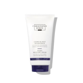Nachtreparaturcreme mit weißer Lotusblüte Christophe Robin - Tube mit 150 ml