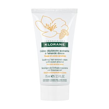 Klorane Enthaarungscreme mit süßer Mandel - 75 ml Tube
