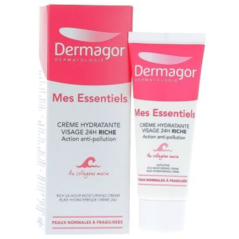 Feuchtigkeitsspendende Gesichtscreme Meine Essentials Reichhaltig Anti-Verschmutzung Dermagor - Tube mit 40 ml