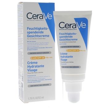 Feuchtigkeitsspendende Gesichtscreme SPF 30 CeraVe - Tube mit 52 ml