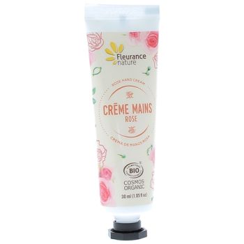 Bio-Rosenhandcreme Fleurance Nature - 30 ml Tube