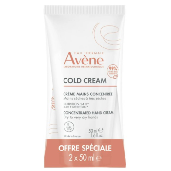 Konzentrierte Handcreme Cold Cream Avène - Packung mit 2 Tuben à 50 ml