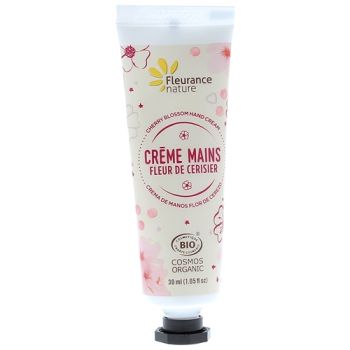 Bio Kirschblüten Handcreme Fleurance Nature - 30 ml Tube