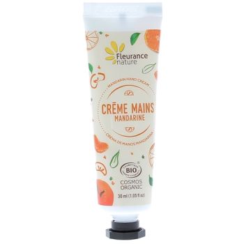 Bio-Mandarin-Handcreme Fleurance Nature - 30 ml Tube