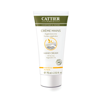 Bio Hand Cream for Dry Skin Cattier - 75 ml tube