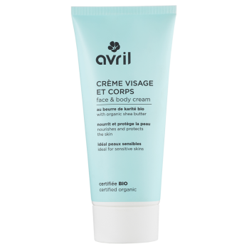 Bio-Gesichts- und Körpercreme Avril - 200 ml Tube