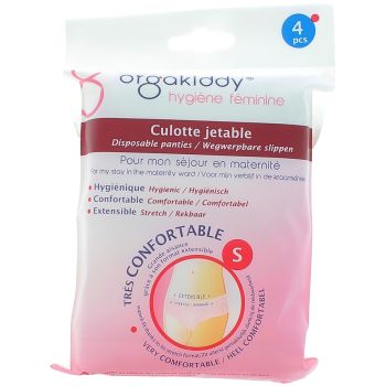 Einwegunterhose Größe S Orgakiddy - Packung mit 4 Stück