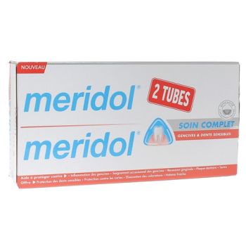 Meridol Komplettpflege Zahnpasta - 2er Pack mit 75ml Tuben