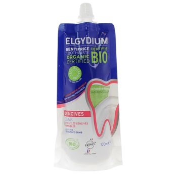 Bio-zertifizierte Zahnpasta für das Zahnfleisch Elgydium - Tube mit 100 ml