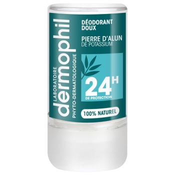 Sanfter Deodorant Alaunstein 24h Dermophil Indien - Roll-on mit 115 g