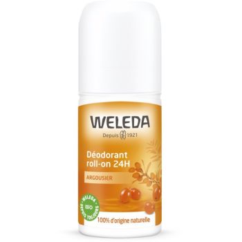 Deodorant Roll-on 24h Sanddorn Weleda - Flasche mit 50 ml