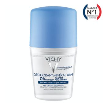 Deodorant Roll-On ohne mineralische Aluminiumsalze 48h Vichy - 50ml