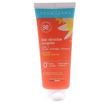 Dermasens Duschgel überfettend Zarte Monoi Grüne Marke - Tube mit 100 ml