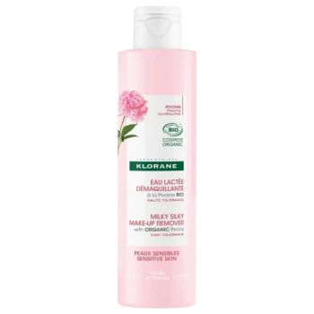 Milchige Abschminkwasser mit Bio-Pfingstrose Klorane - Flasche mit 100 ml