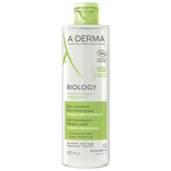 Biologie Mizellenwasser dermatologisch hydra-reinigend A-Derma - Flasche 400ml
