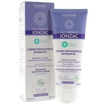 Thermalwasser Jonzac +Cica Beruhigende reparierende Creme bio Léa Nature - Tube mit 100 ml