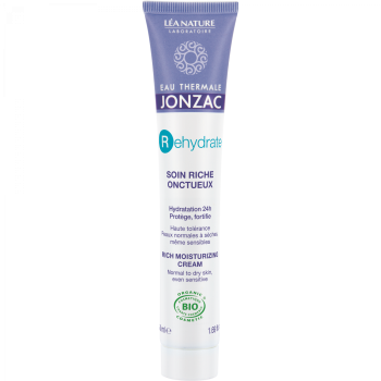 Thermalwasser Jonzac Rehydrate reichhaltige feuchtigkeitsspendende Pflege Léa Nature - Tube mit 50 ml