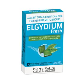 Elgydium Fresh Lutschtabletten Pierre Fabre - Packung mit 12 Tabletten