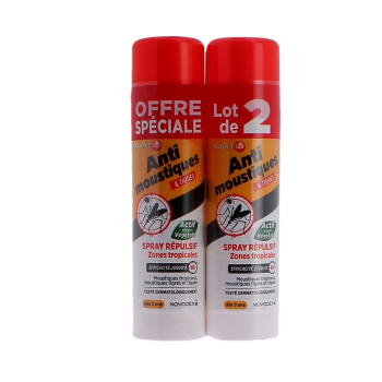 Expert 123 Insektenschutzspray gegen Mücken und Zecken Novodex - 2er-Pack mit 100ml Sprays