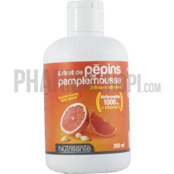 Nutrisanté Grapefruitkernextrakt - Flasche mit 200 ml