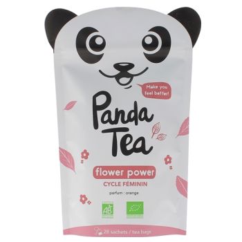 Flower Power Damenrad Panda Tea - 28 Beutel