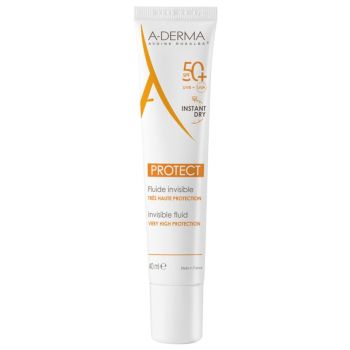 Unsichtbare Schutzfluid SPF50+ A-Derma - 40 ml Tube