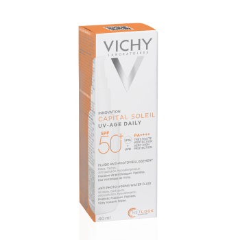 Capital Sonne UV-Anti-Aging Fluid Age Daily SPF 50+ Vichy - Pumpflasche 40ml