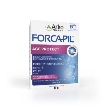 Forcapil Age Protect Arkopharma - Packung mit 30 Tabletten