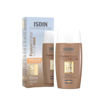 Fusion Wasserfarbe Bronze SPF 50 Fotoprotektor Isdin - Flasche mit 50 ml