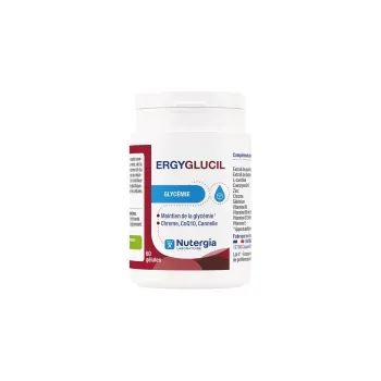 Ergyglucil Blutzucker Nutergia - Packung mit 60 Kapseln