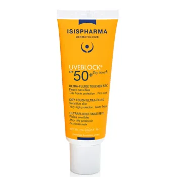 Uveblock SPF50+ ultra-flüssig trockener Touch Isispharma - Tube mit 40 ml