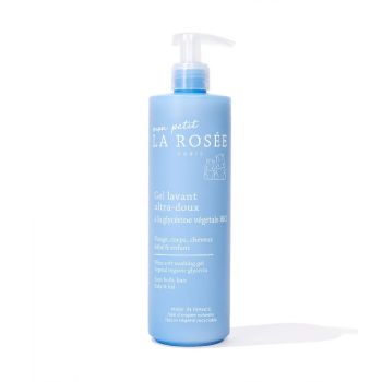 Ultra-sanftes Baby-Waschgel mit pflanzlichem Glycerin von La Rosée - Pumpflasche mit 400 ml