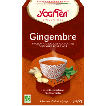 BIO Ingwer Yogi Tea - Box mit 17 Beuteln