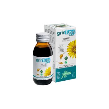 Grintuss Erwachsene Sirup für trockenen und produktiven Husten Aboca - Flasche mit 128 g