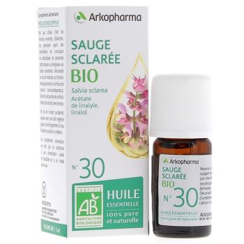 Bio-Salbei ätherisches Öl Nr. 30 Arkopharma - Flasche mit 5 ml