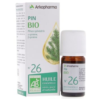 Bio ätherisches Öl Kiefer Nr. 26 Arkopharma - Flasche mit 5 ml