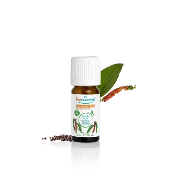 Bio ätherisches Öl aus schwarzem Pfeffer Puressentiel - Flasche mit 5 ml