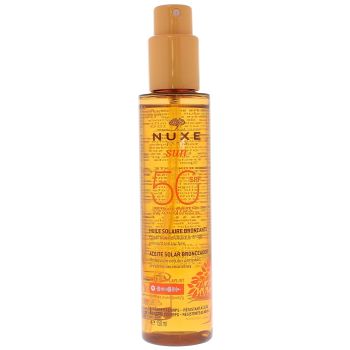 Sonnenbräunungsöl für Gesicht und Körper SPF50 Nuxe - Spray mit 150 ml