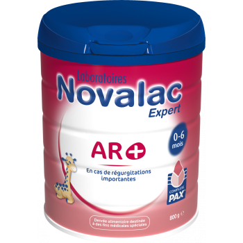 Babynahrung 1. Alter 0-6 Monate AR+ Novalac - Dose mit 800 g