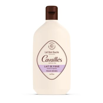 Überfettende, feuchtigkeitsspendende Dusch- und Badecreme mit Feigenmilch Rogé Cavaillès - Flasche mit 400 ml