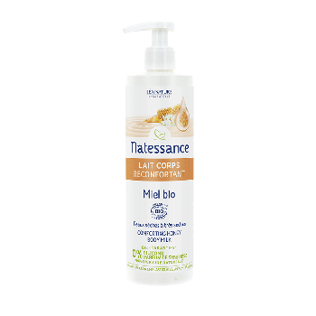 Körpermilch mit Bio-Honig Natessance - Pumpflasche mit 400 ml