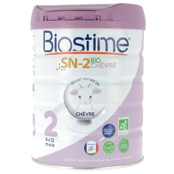Ziegenmilchpulver SN-2 2. Alter bio Biostime - Dose mit 800g