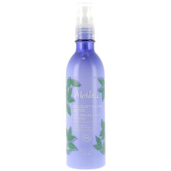 Sanfte Reinigungsmilch mit floralem Detox-Bouquet bio Melvita - Pumpflasche mit 200 ml