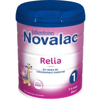 Relia 1. Alter Milchpulver (0-6 Monate) Novalac - 800g Dose