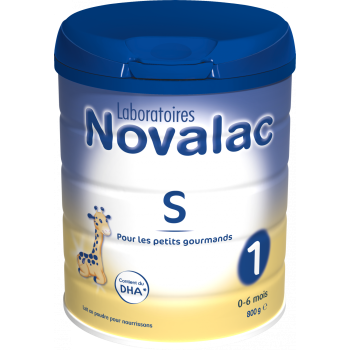 Novalac S Pulvermilch für Feinschmecker von 0 bis 6 Monaten - 800 g Dose