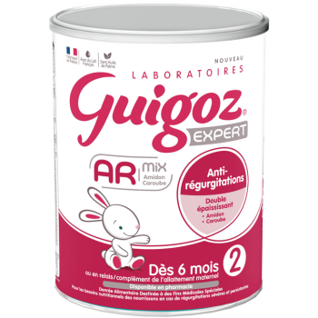 Expertenmilch AR 2. Alter ab 6 Monaten gegen Regurgitationen Guigoz - Dose mit 780g