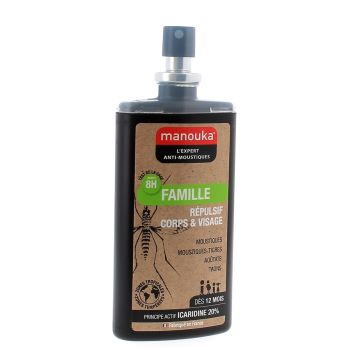 Manouka Kinder Insektenschutz Lotion für Körper und Gesicht - Spray mit 75 ml